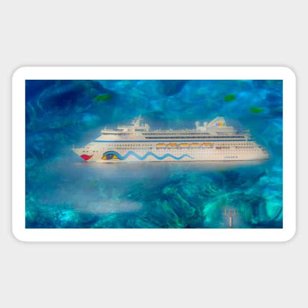 Aida cruise Sticker by terezadelpilar